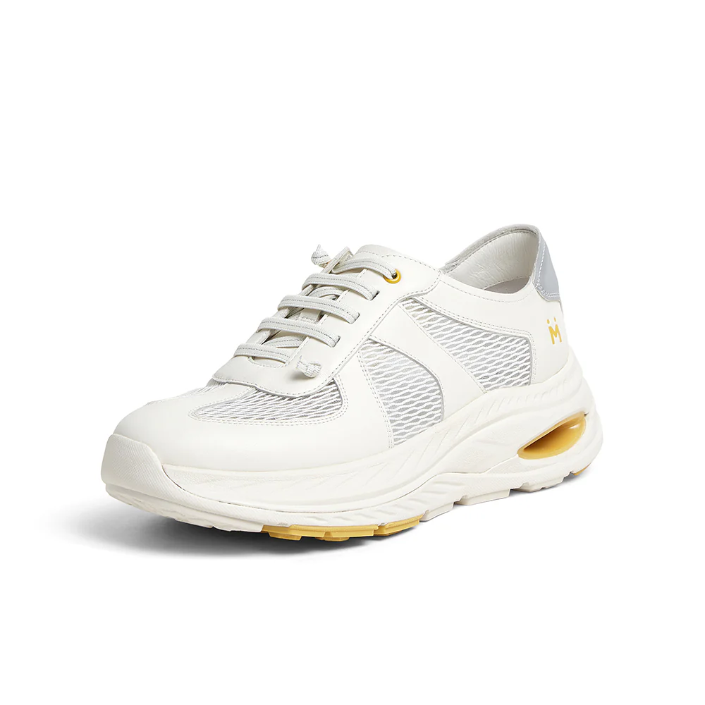 MIRABELL Cowhide Leather/Textile/Synthetic Leather Comfortable Sports Shoes (Women) - Image 4