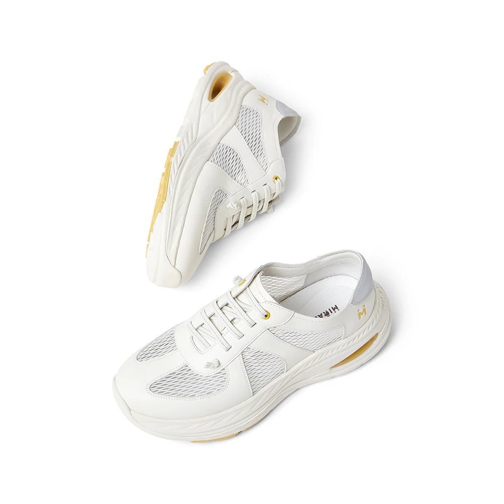 MIRABELL Cowhide Leather/Textile/Synthetic Leather Comfortable Sports Shoes (Women) - Image 9