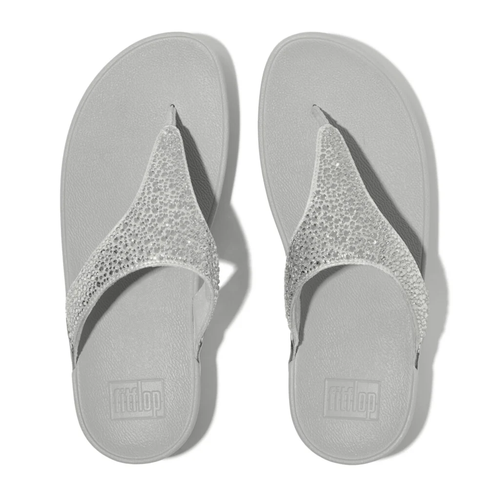 FITFLOP Lulu Crystal-Mix Toe-Post Sandals (Women) - Image 5