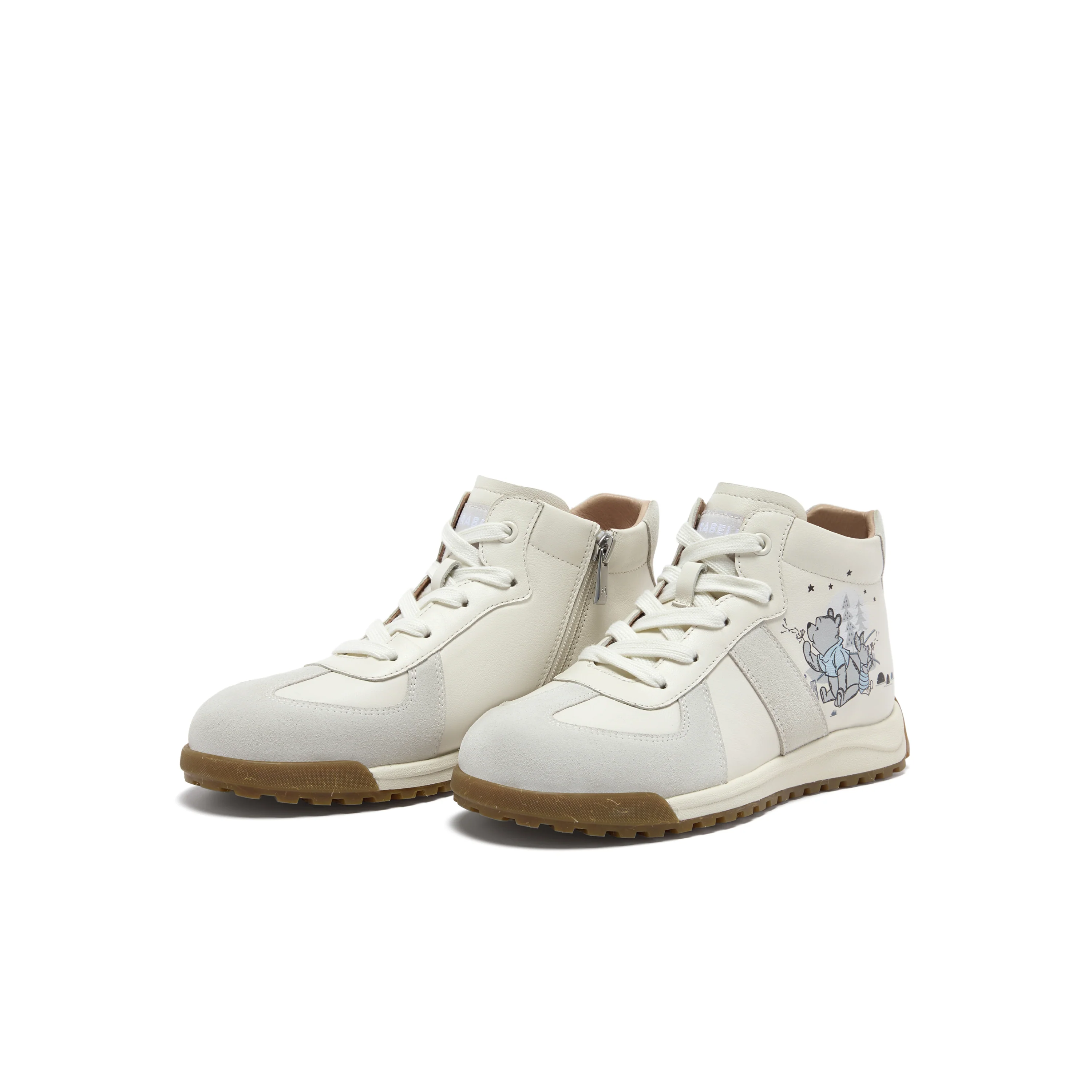 [MIRABELL x Winnie The Pooh] Cowhide leather/cow split leather casual shoes (Women) - Image 7