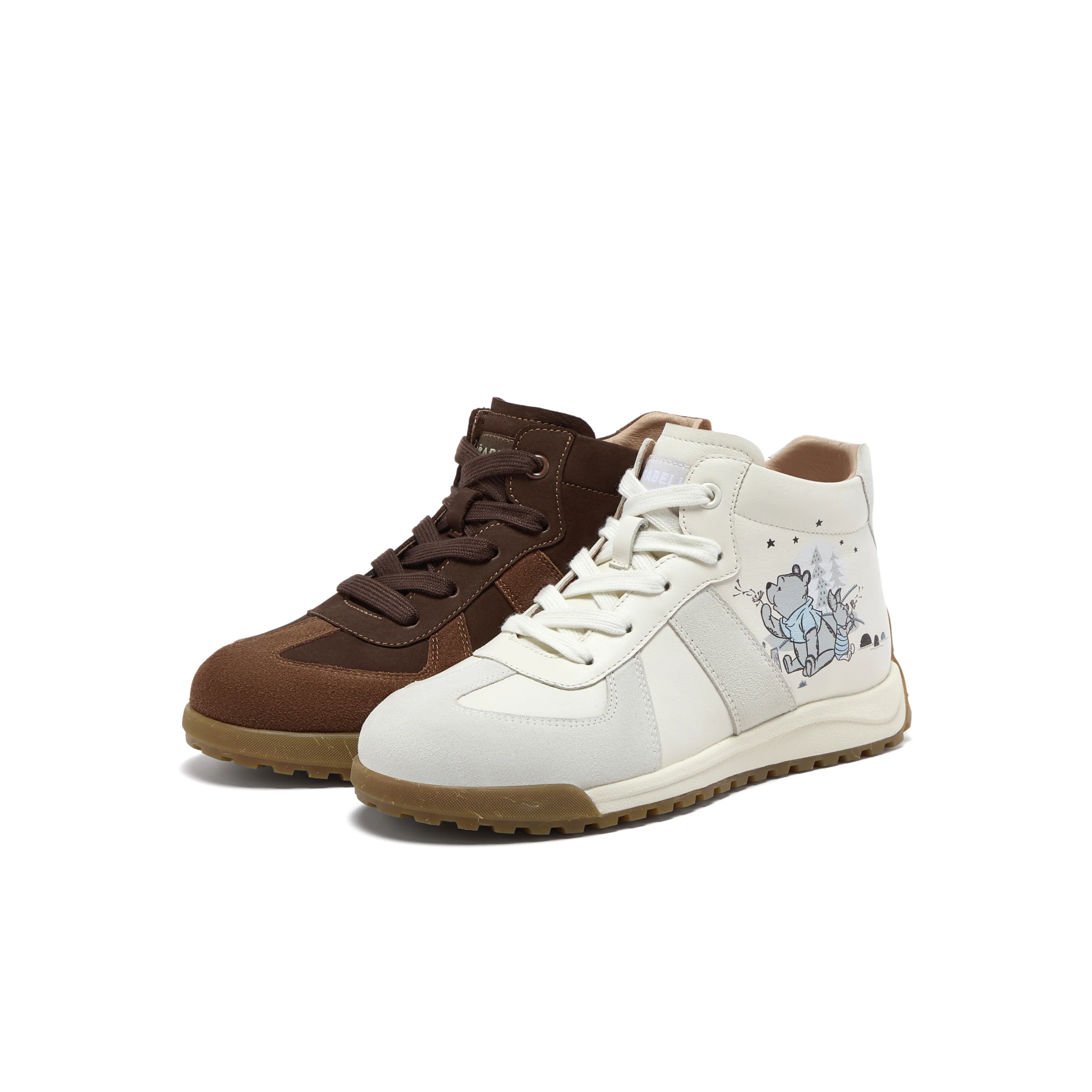 [MIRABELL x Winnie The Pooh] Cowhide leather/cow split leather casual shoes (Women) - Image 9