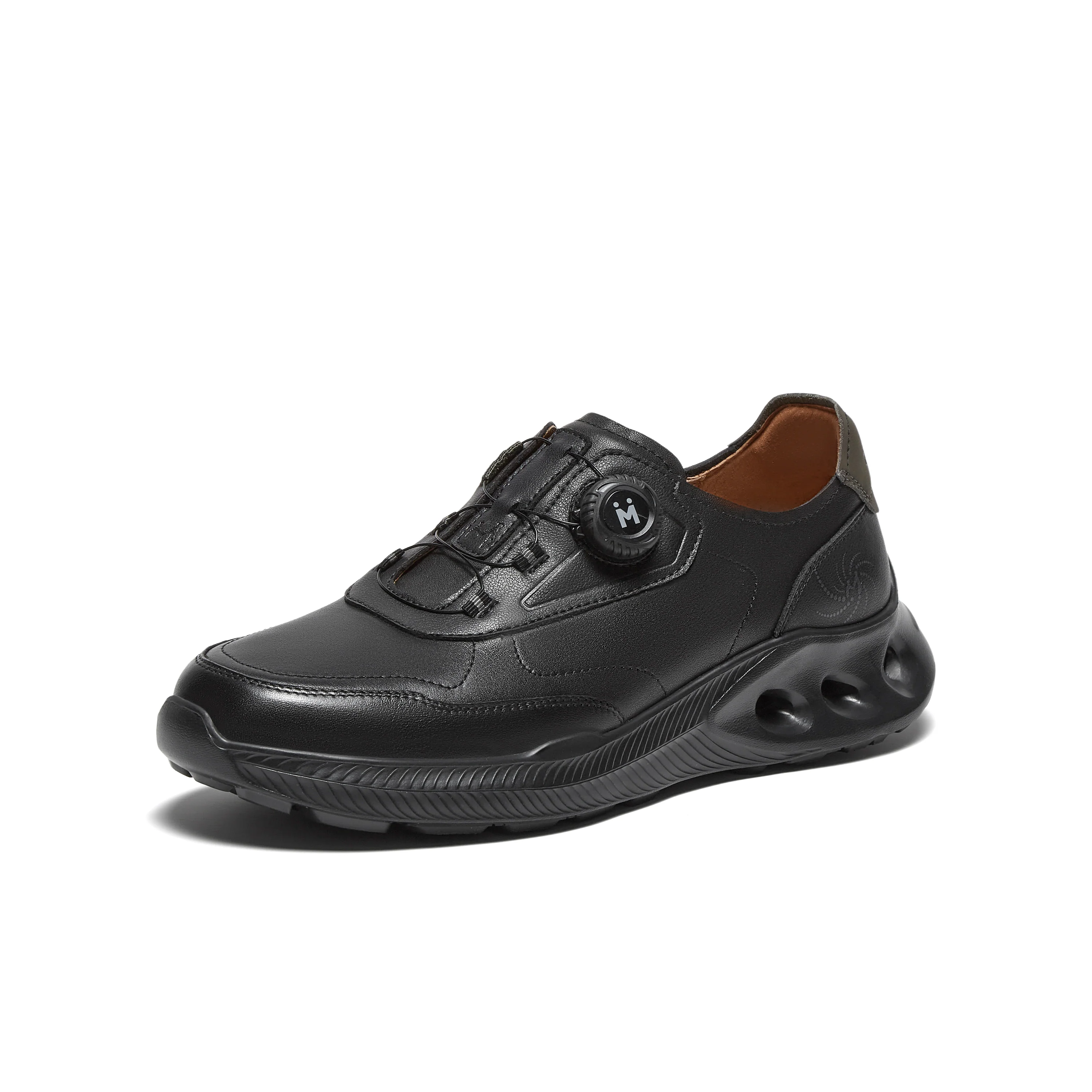 MIRABELL Cowhide/Synthetic Leather Comfortable Sports Shoes (Men) - Image 3