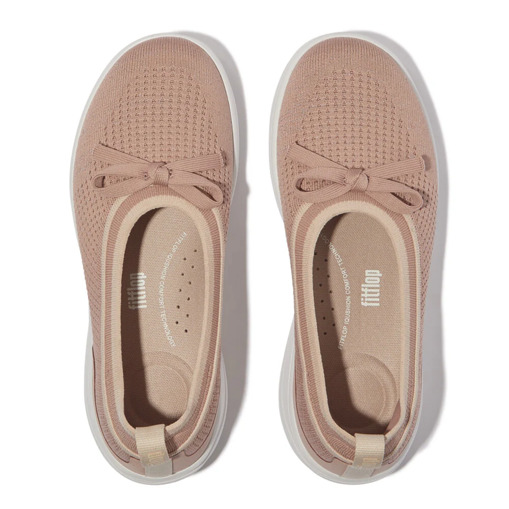 FITFLOP Super-Q Bow Knit Ballet Flats (Women) - Image 3
