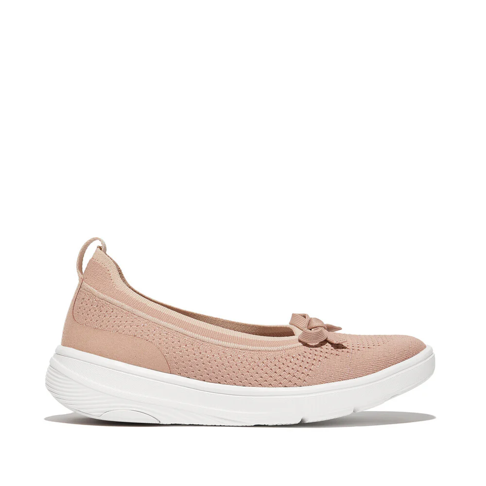 FITFLOP Super-Q Bow Knit Ballet Flats (Women) - Image 5